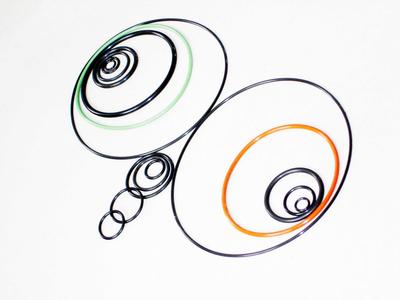 SIL60D硅胶定制色O圈